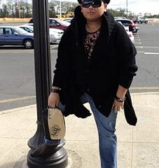 Fall 2010..Layered Sweaters and Wool Fedora Hat