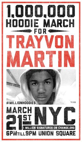 Million Hoodie March For Trayvon Martin To Be Held at Union Square, NYC