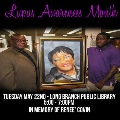 Founder of Unheard Voices to Speak on Lupus Awareness at Long Branch Public Library