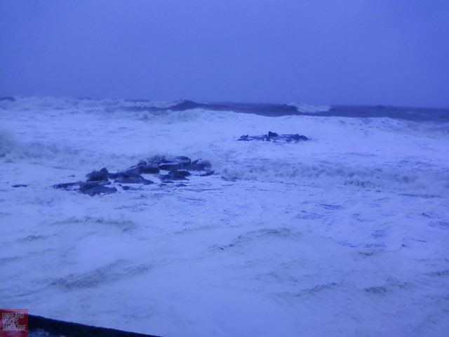 Hurricane Sandy Long Branch New Jersey beach