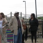 Crowds come to see President Barack Obama at Asbury Park, New Jersey