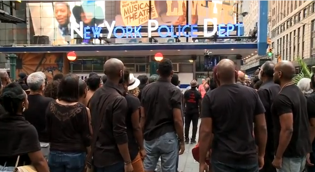 Broadway Honors Eric Garner, Protests Police Brutality
