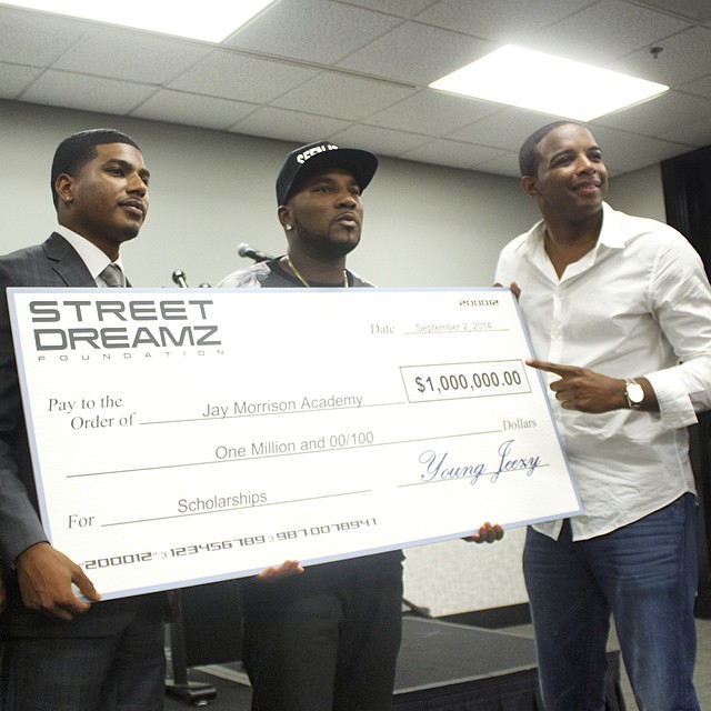 Another Way Out : Yung Jeezy Donates $1 Million to Jay Morrison's Real Estate Academy