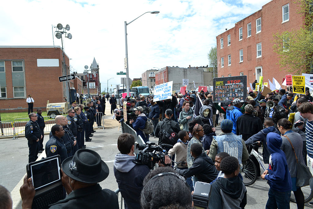 Freddie Gray protest