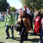 Phadera Parks at the Million Man March in Washington, DC