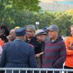Russell Simmons at Million Man march in Washington, DC