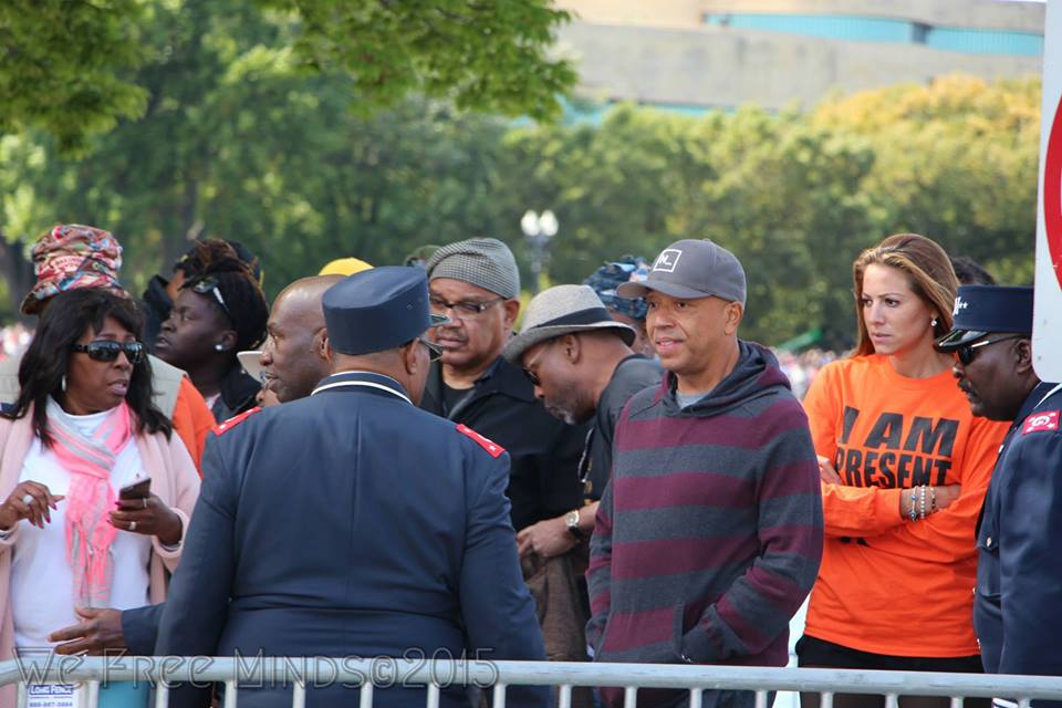 russell simmons at million man march