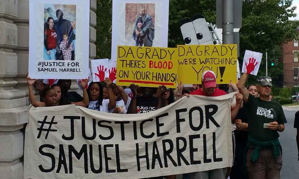 Justice for Samuel Harrell FishKILL Vigilantes Photo By Erik Jensen