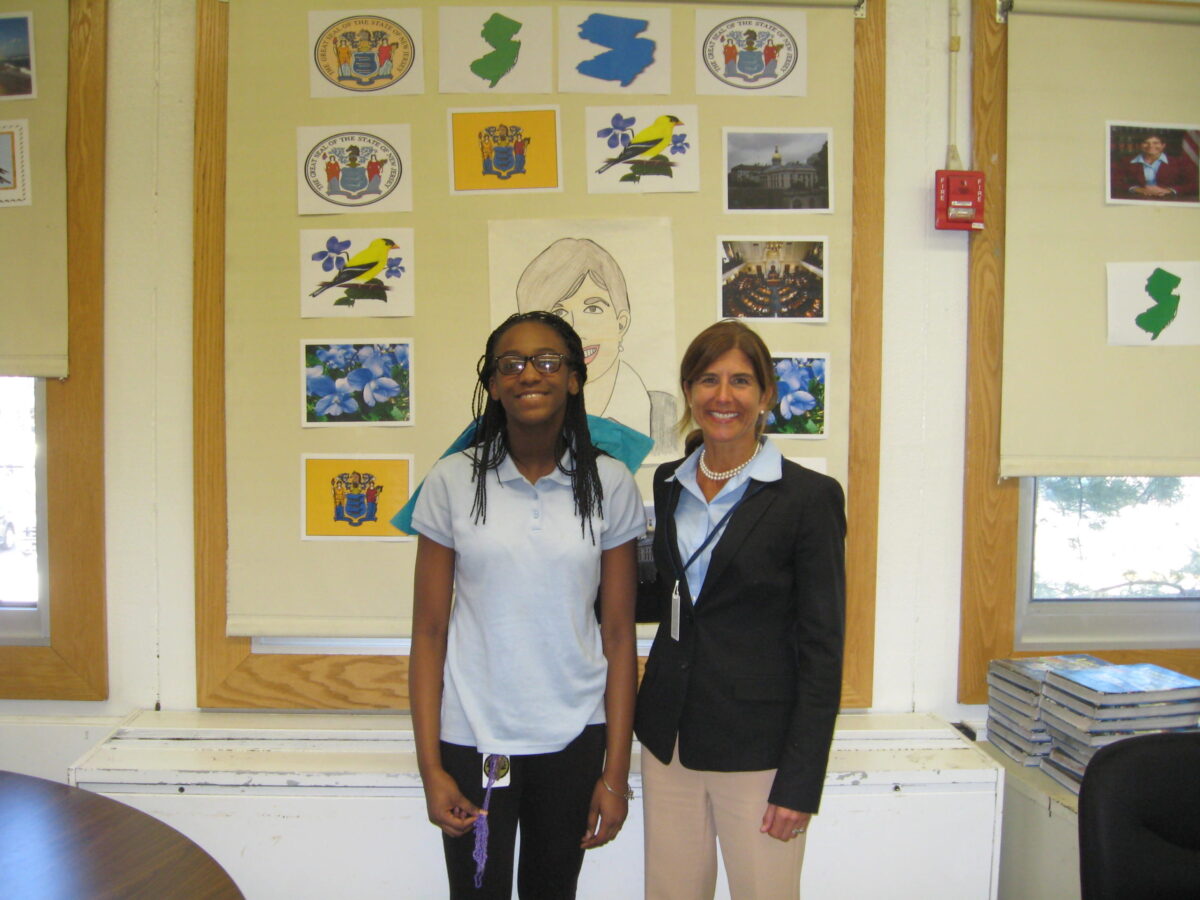 Senator Jennifer Beck Visits Dr. Martin Luther King Jr. Middle School