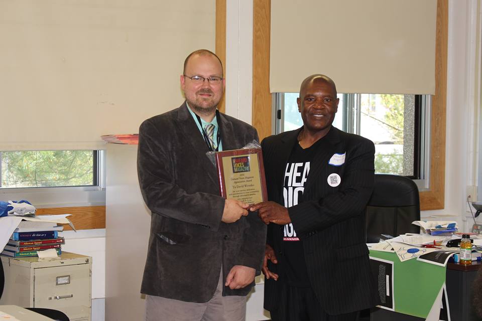 Asbury Park Teacher Receives Unheard Voices Contributor Appreciation Award