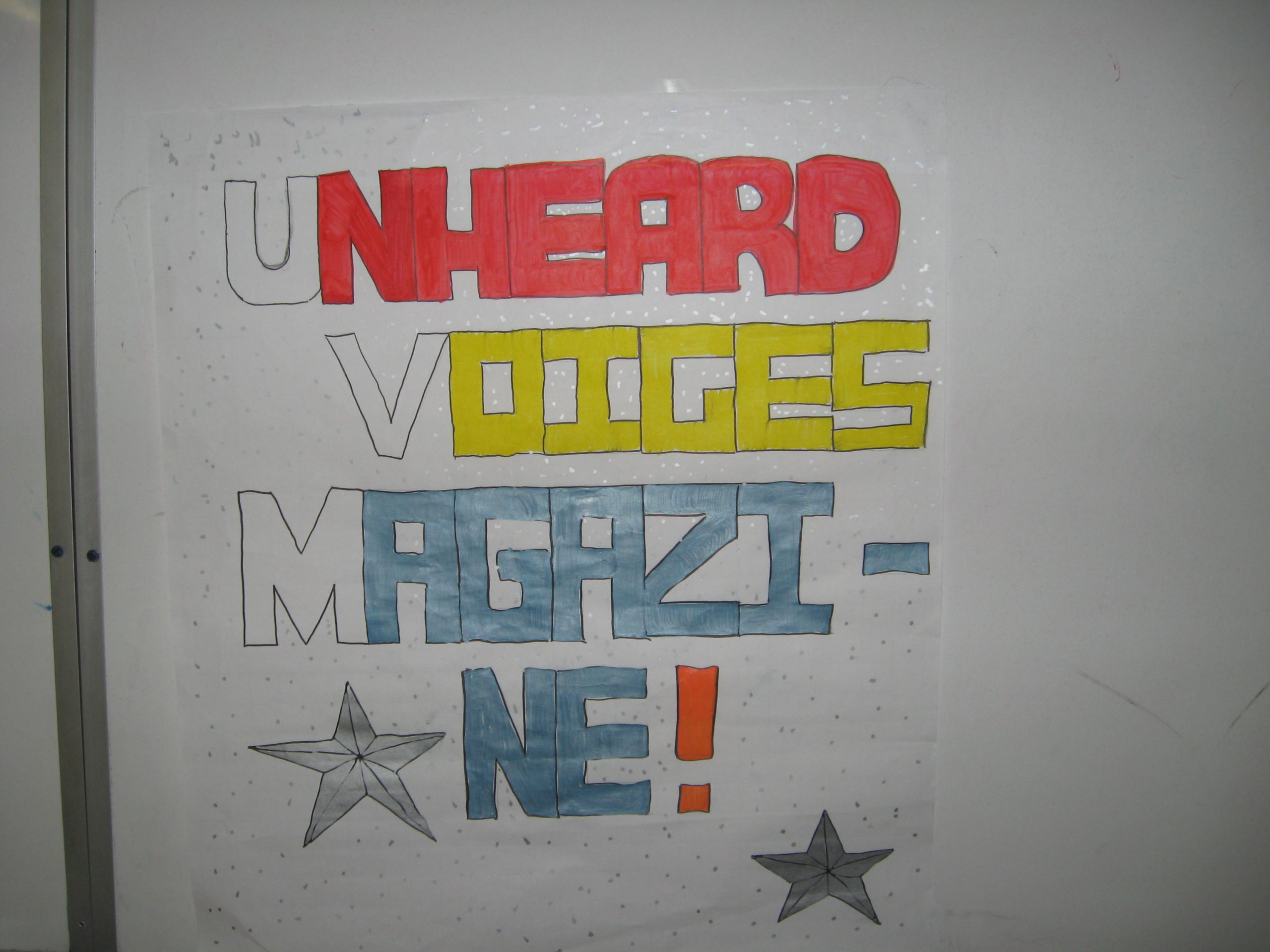Unheard Voices Magazine at Asbury Park Middle School