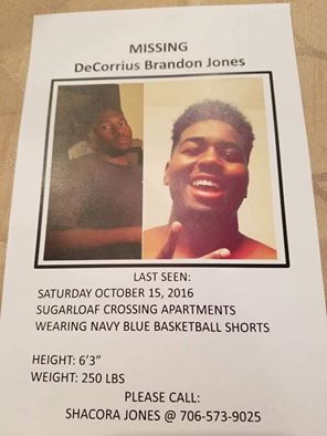 Have You Seen DeCorrius Jones?