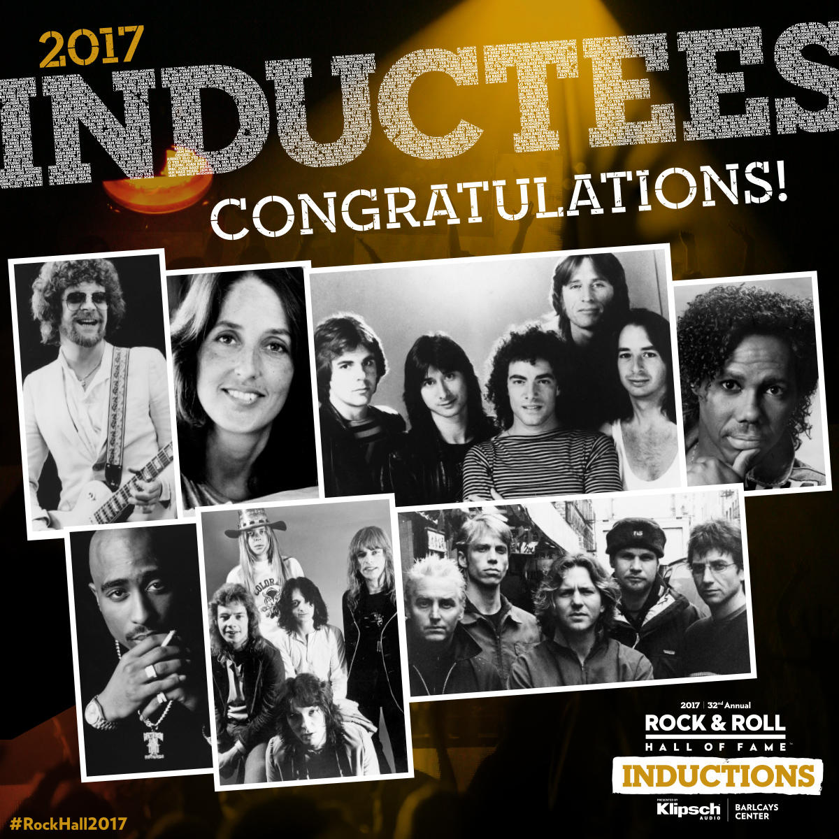 2017 Rock and Roll Hall of Fame Inductees