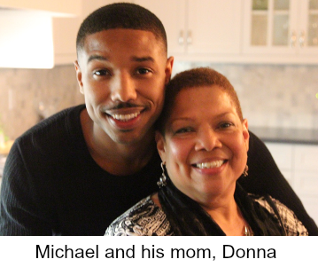michael b jordan and his mother la lupus