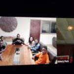 Students in Ghana talking to Asbury Park students