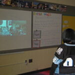 Asbury Park student interacts with students in Ghana virtually at Asbury Park Middle School for Project Ghana