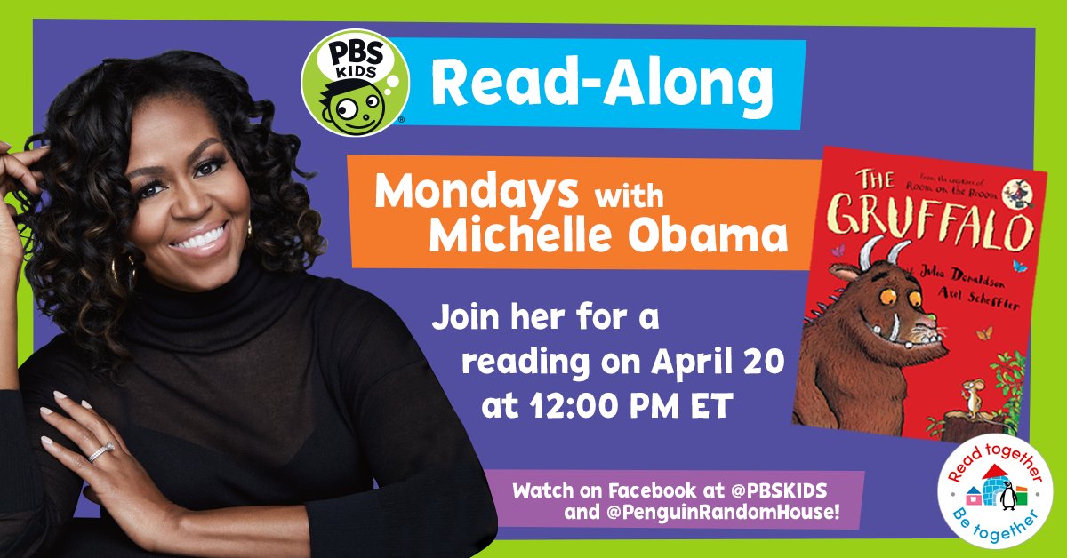 Michelle Obama is hosting a weekly story time for kids during the coronavirus pandemic