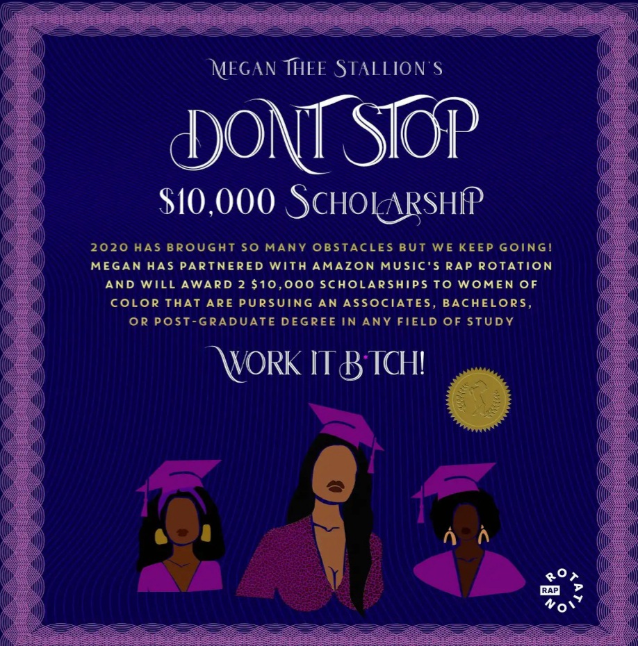 Megan Thee Stallion Launches Scholarship Fund For Women of Color