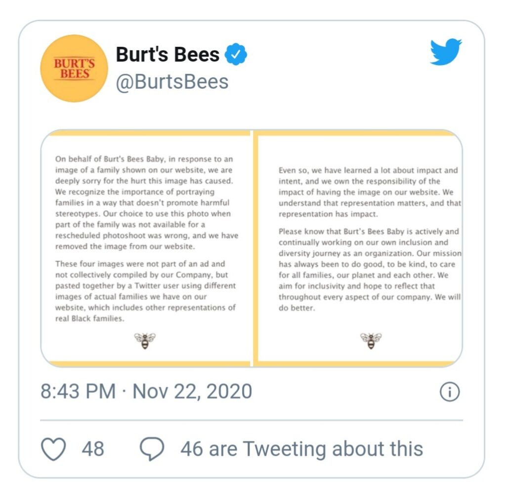 Burt’s Bees Apologizes For Offensive Holiday Ad Featuring Black Family