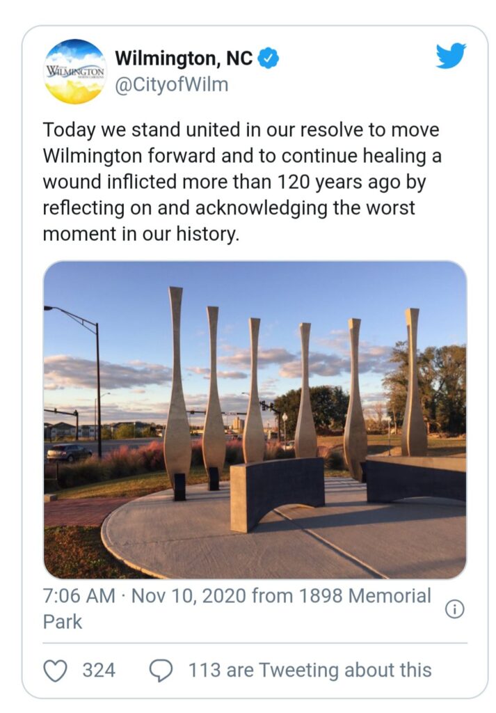 City of Wilmington on 1898 Massacre