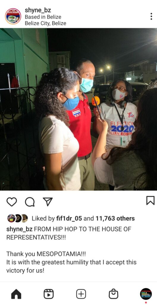 Shyne Instagram screenshot