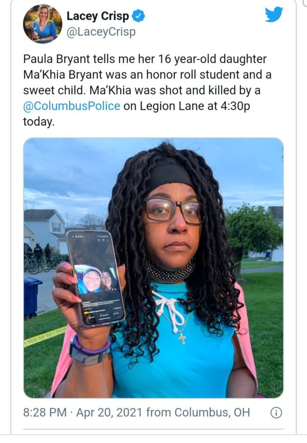 Columbus Police Fatally Shoot Black Teen Who Called Them for Help, Family Says