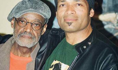 Melvin Peebles and his son Mario Van Peebles