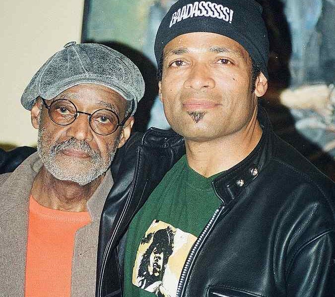 Melvin Peebles and his son Mario Van Peebles