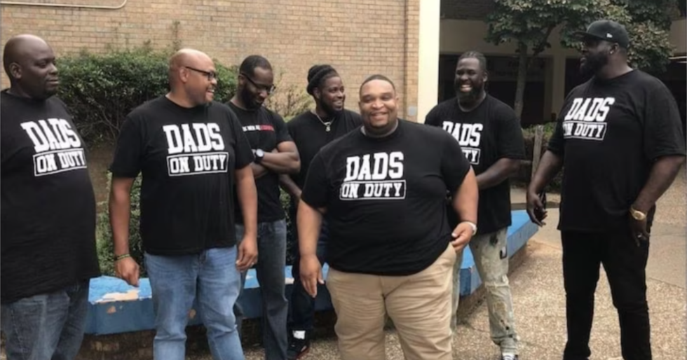 Dads on Duty Help Curb Violence At Louisiana High School
