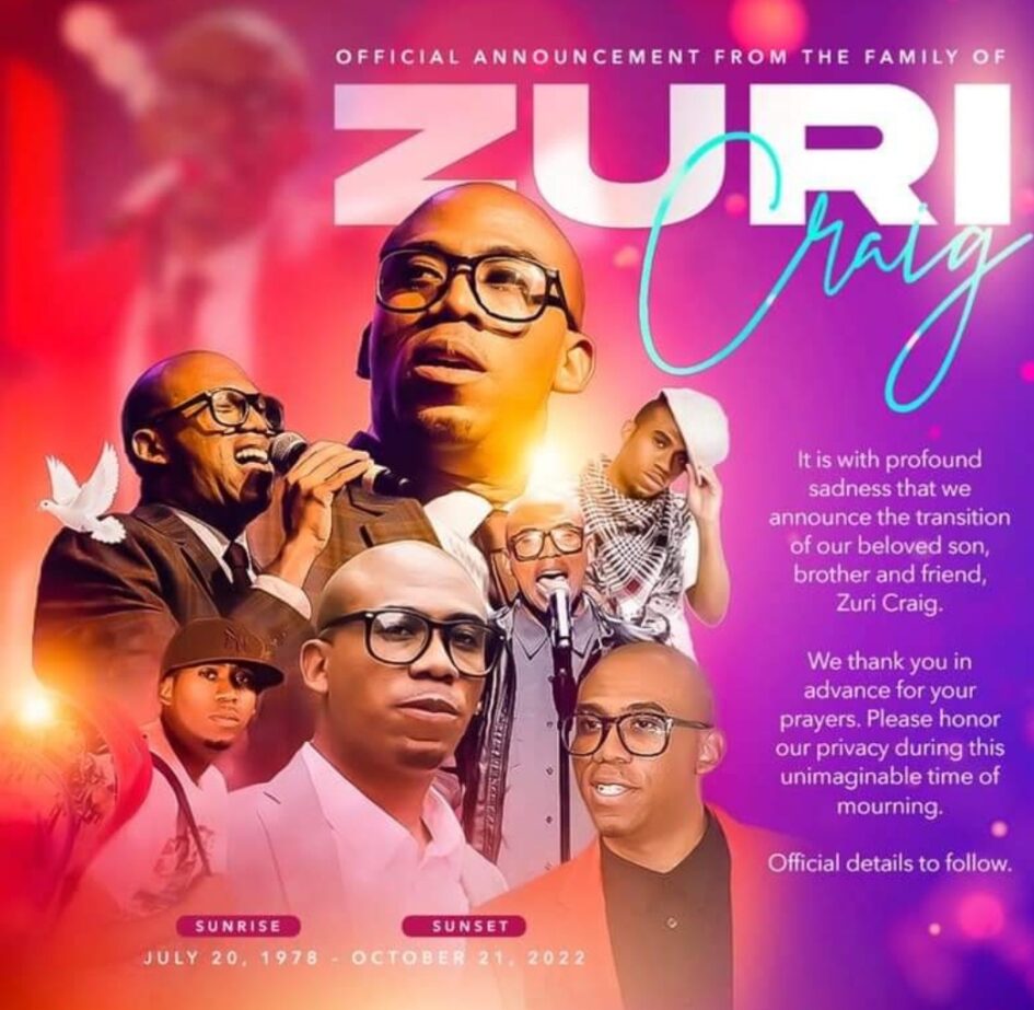 Zuri Craig death