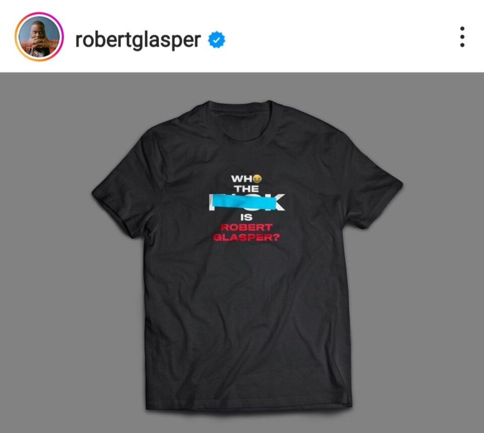 Robert Glasper Chris Brown shirt
