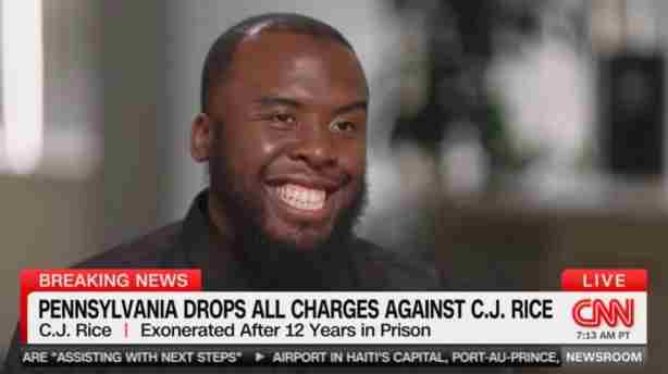 CJ Rice Charles CJ Rice Exonerated