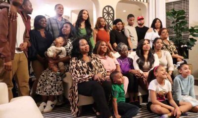 Family Empire OWN Braden group family photo from dinner