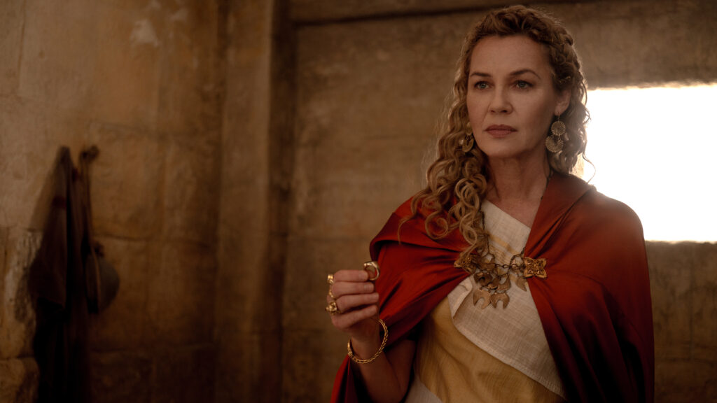 Connie Nielsen plays Lucilla