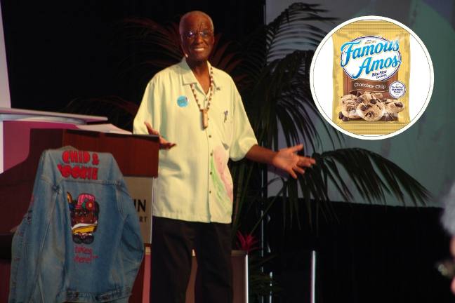 Wally Amos Jr founder of the Famous Amos cookies