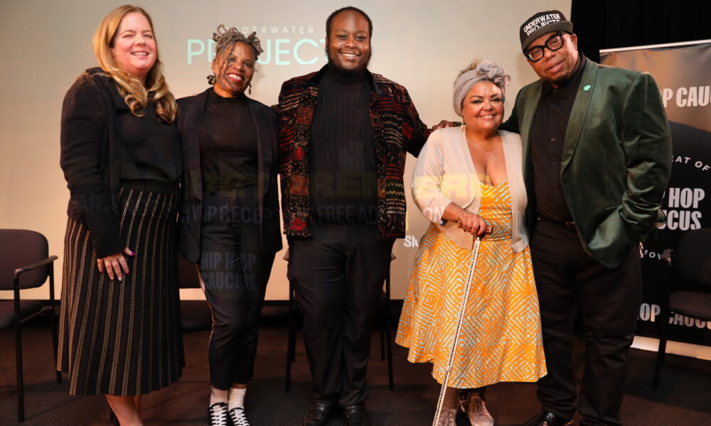 Underwater Projects Premiere Liz Havstad, Deirdre _Mama D_ Love, Malik Jordan, Elizabeth Yeampierre and Rev. Lennox Yearwood Jr.