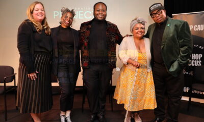 Underwater Projects Premiere Liz Havstad, Deirdre _Mama D_ Love, Malik Jordan, Elizabeth Yeampierre and Rev. Lennox Yearwood Jr.