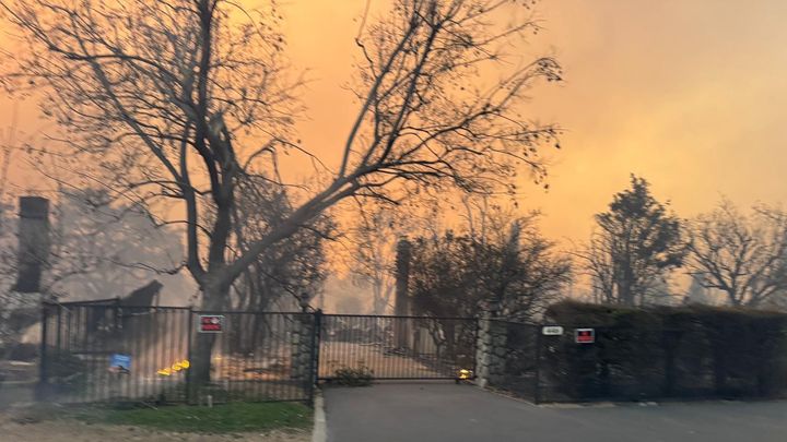 Altadena neighborhood Los Angeles wildfire