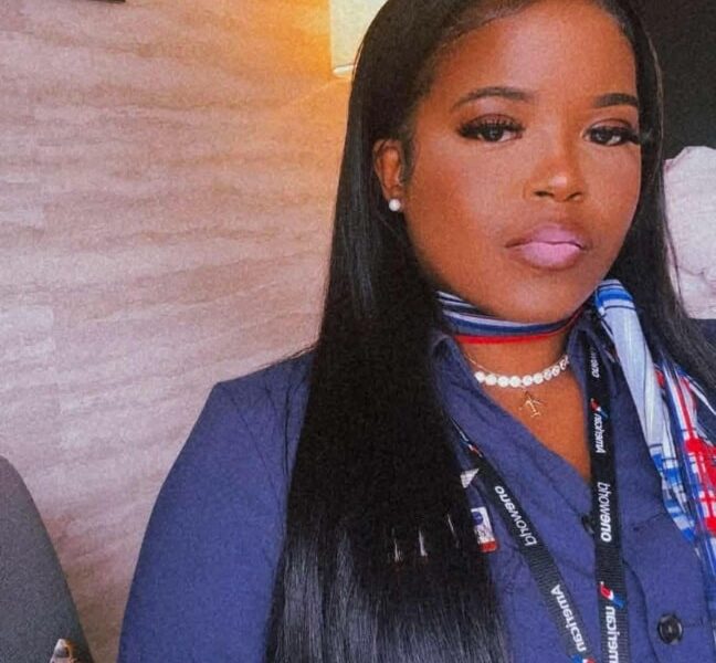 Danasia Elder American Airlines flight attendant