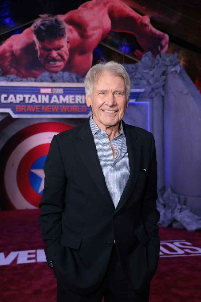 Harrison Ford Captain America Brave New World Hollywood premiere