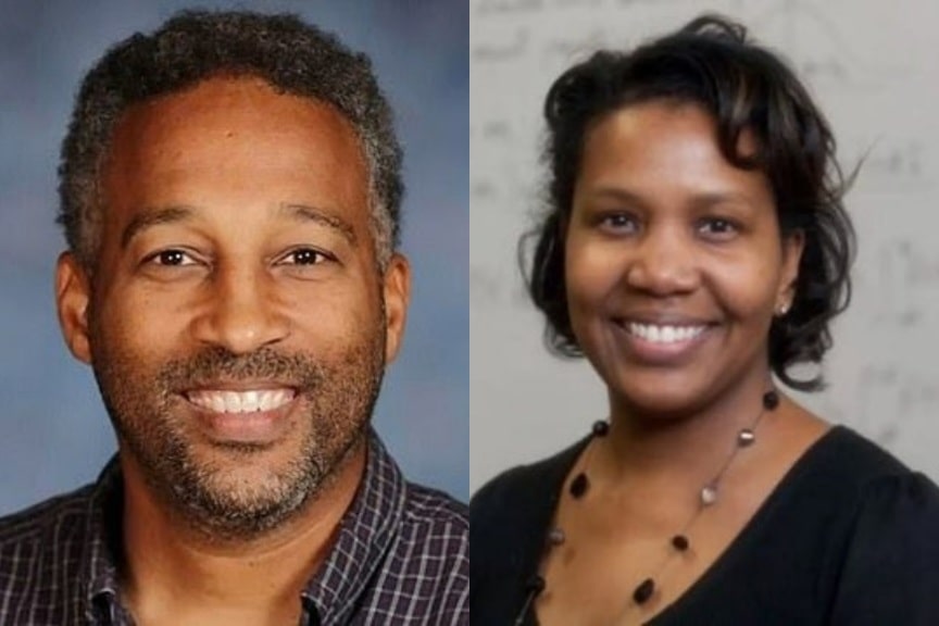 Spelman professor Jocelyn Wilson and science teacher Gary Wilson