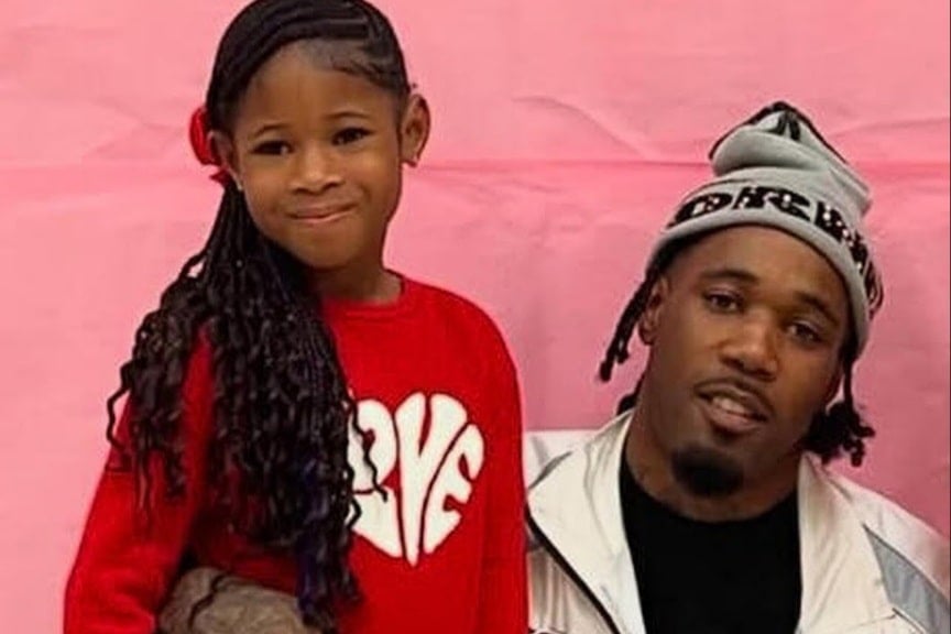 Rapper Lil Ronnie and daughter