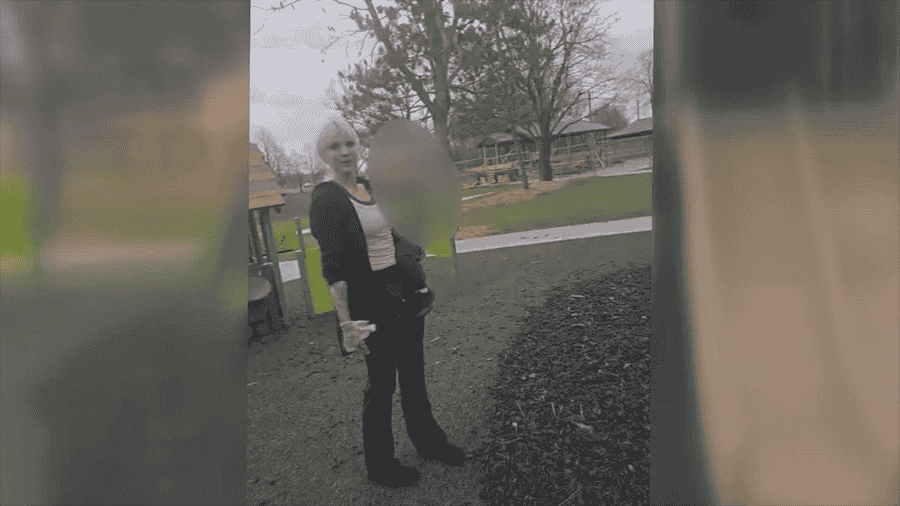 Shiloh Hendrix woman racist slur at Black child