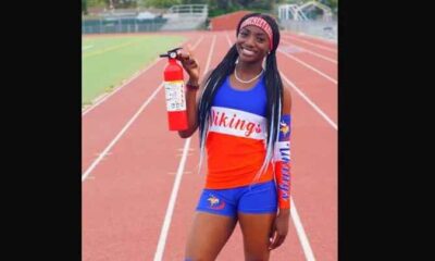 Track star Clara Adams