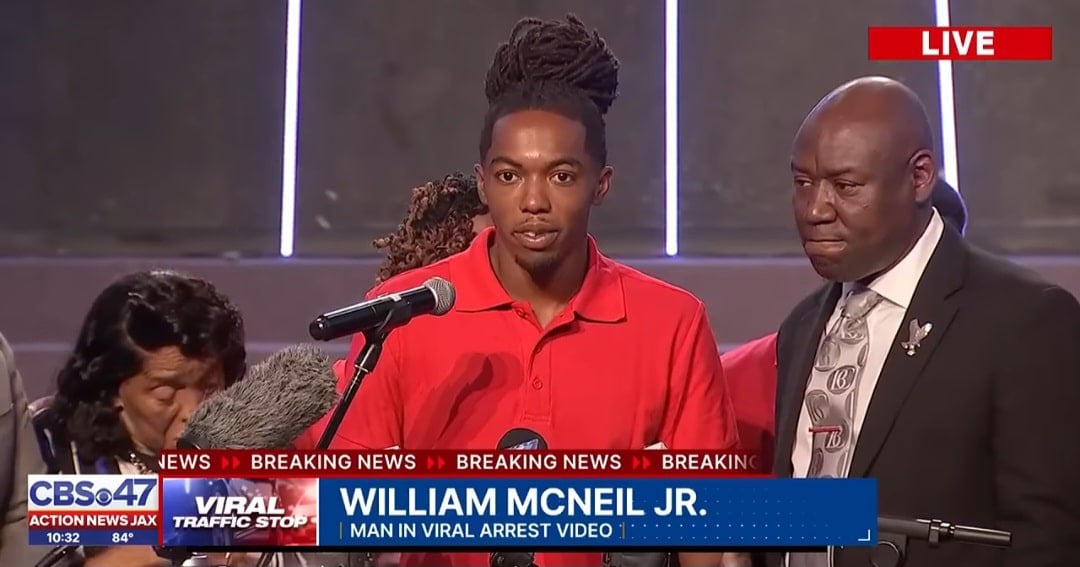 William McNeil Jr punched by police