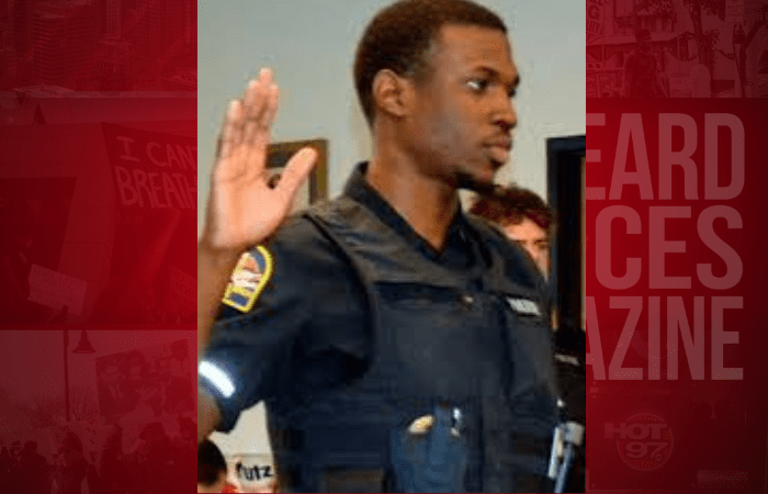 Jamacia born Maine police officer Jon Luke Evans