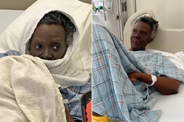Unidentified female patient at New York City hospital for over 100 days