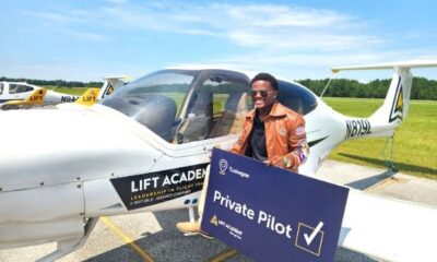 Tuskegee University student and pilot Isaiah Hand