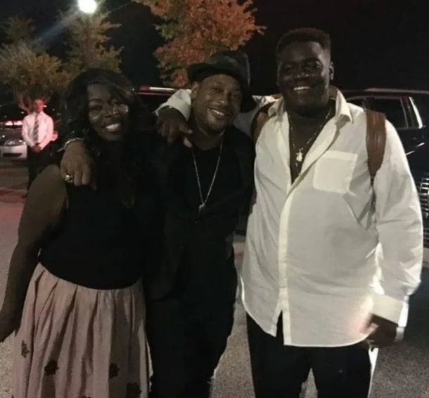 D'Angelo Angie Stone and son Michael Archer II