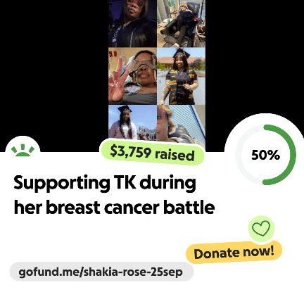 TK Breast Cancer GoFundMe